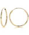 Donatello Gian 14k Yellow Gold Endless Hoop Earrings