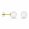 Donatello Gian 14k Yellow Gold Pearl Studs