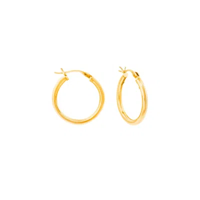 Donatello Gian 14k Yellow Gold Small Hoop Earrings
