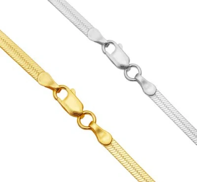Donatello Gian 2 Pack Sterling Silver Necklace In Gold