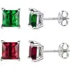 Donatello Gian 2pk Sterling Silver Earrings Set In Multi