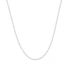 Donatello Gian 925 Sterling Silver 2mm Figaro Necklace