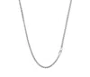 Donatello Gian 925 Sterling Silver 2mm Round Box Necklace