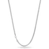 Donatello Gian 925 Sterling Silver 3mm Flat Necklace