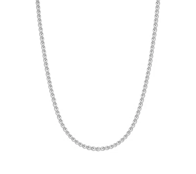 Donatello Gian 925 Sterling Silver Beaded Necklace In Multi