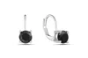 Donatello Gian Black Leverback Earrings