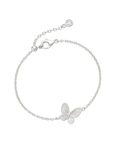 Donatello Gian Crystal Butterfly Bracelet In Brown