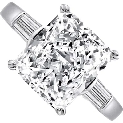 Donatello Gian Brilliant Cut Engagement Ring In Silver