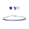 Donatello Gian Created Tanzanite Earrings & Tennis Bracelet Set