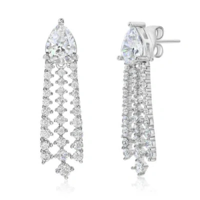 Donatello Gian Crystal Chandelier Drop Earrings In Pattern