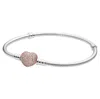 Donatello Gian Crystal Heart Bracelet