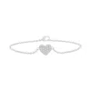 Donatello Gian Crystal Heart Bracelet