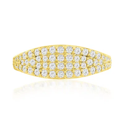 Donatello Gian Fancy Gold-plated Crystal Ring