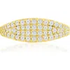 Donatello Gian Fancy Gold-tone Crystal Ring In Gold