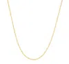 Donatello Gian Gold-plated 925 Sterling Silver 2.5mm Link Necklace