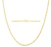 Donatello Gian Gold-plated 925 Sterling Silver 3mm Twisted Necklace
