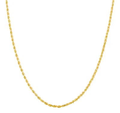 Donatello Gian Gold-plated 925 Sterling Silver Twisted Necklace In Multi