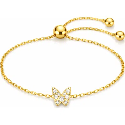Donatello Gian Gold-tone Adjustable Butterfly Bracelet