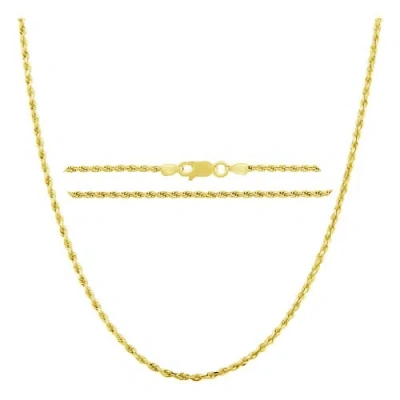 Donatello Gian Gold-tone Sterling Silver Twisted Necklace In Yellow