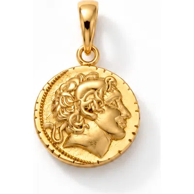 Donatello Gian Gold-tone Classic Coin Pendant