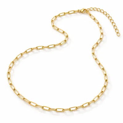 Donatello Gian Gold-tone Paperclip Choker Necklace