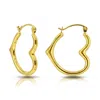 Donatello Gian Hanging Heart Hoop Earrings