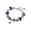 Donatello Gian Heart Charm Bracelet In Blue