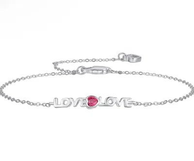 Donatello Gian Heart Love Bracelet In Silver