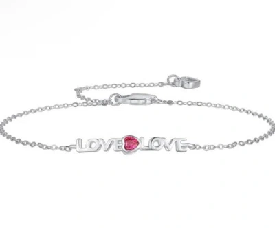 Donatello Gian Heart Love Bracelet In Silver