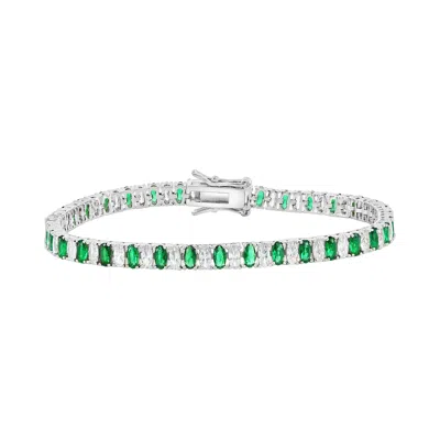 Donatello Gian Marquise Cut Tennis Bracelet