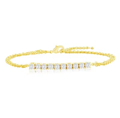 Donatello Gian Multi Strand Crystal Bracelet