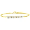 Donatello Gian Multi Strand Crystal Bracelet In Gold