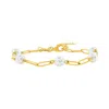 Donatello Gian Pearl Chain Link Bracelet