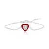 Donatello Gian Red Halo Heart Bracelet