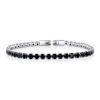 Donatello Gian Round Cut Created Onyx Tennis Bracelet