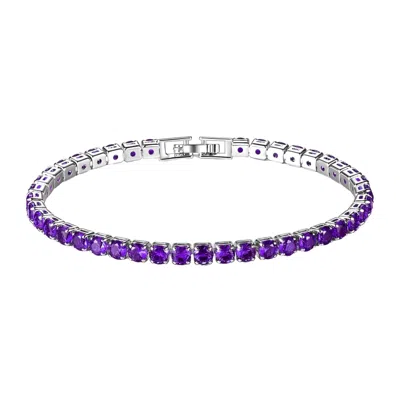 Donatello Gian Round Cut Tennis Bracelet