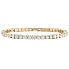 Donatello Gian Round Cut Tennis Bracelet In Gold