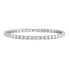 Donatello Gian Round Cut Tennis Bracelet In Silver