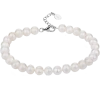Donatello Gian Shell Pearl Adjustable Bracelet In White