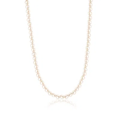 Donatello Gian Shell Pearl Necklace In White