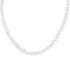 Donatello Gian Shell Pearl Necklace In White