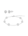 Donatello Gian Silver Bracelet Stackable In Transparent