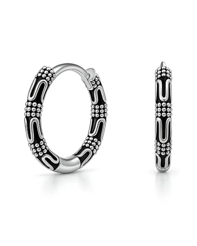 Donatello Gian Silver Earrings In Metallic