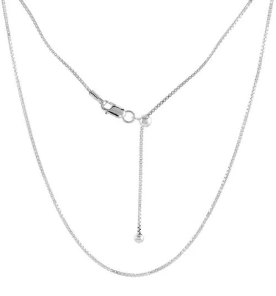 Donatello Gian Sterling Silver Adjustable Box Necklace
