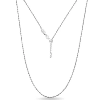 Donatello Gian Sterling Silver Adjustable Rope Chain