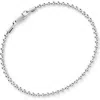 Donatello Gian Sterling Silver Bead Ball Bracelet In Metallic