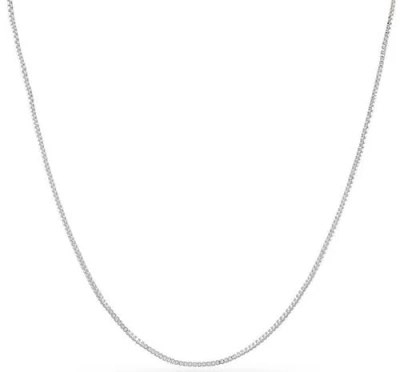 Donatello Gian Sterling Silver Box Chain Necklace