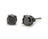 Donatello Gian Sterling Silver Created Black Onyx Earrings In Black
