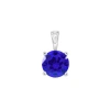 Donatello Gian Sterling Silver Created Gemstone Pendants In Blue