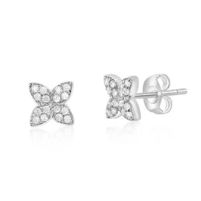 Donatello Gian Sterling Silver Crystal Earrings